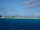 l'anneau corallien de l'atoll